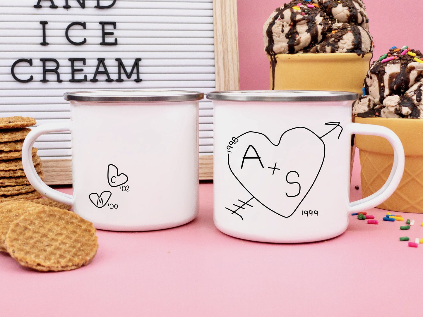Custom You + Me Crush Mug