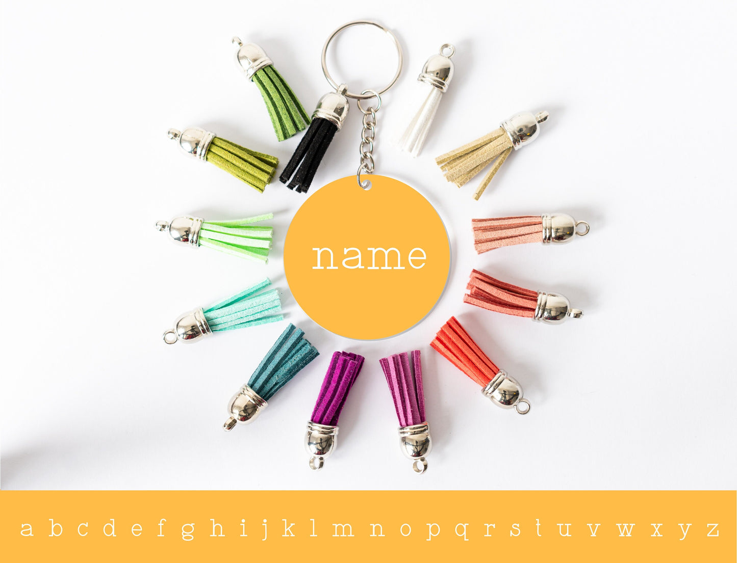 Personalized Here Comes the Sun Keychain
